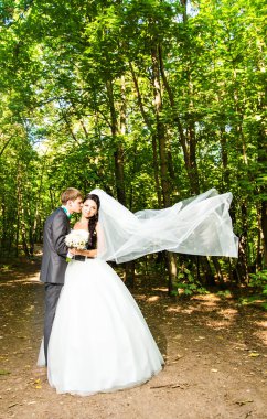 sarılma ve öpüşme Düğün çifti