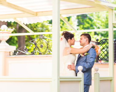 güzel düğün karı koca, sevgili kadın, gelin ve damat dostum