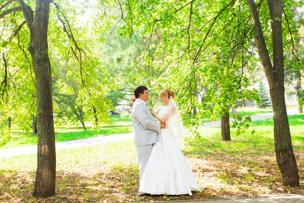 Sposa e Sposo giorno del matrimonio — Foto Stock