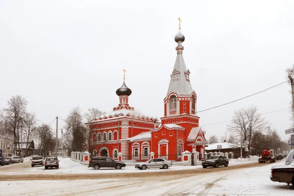 L'edificio della chiesa in g.Semenov Immagine Stock