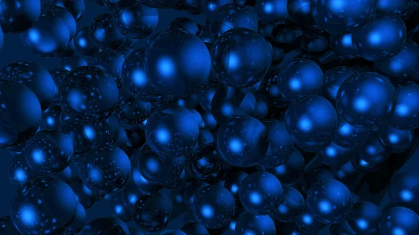 Bolas burbujas azules —  Fotos de Stock