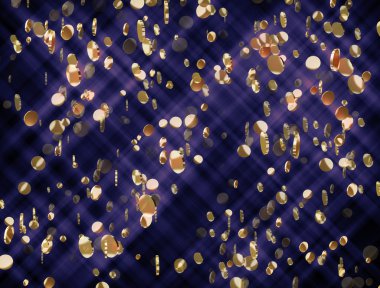 Uzay paralar kayan kompozisyon