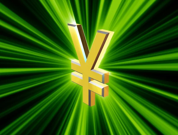 Symbol valuta yen — Stockfoto