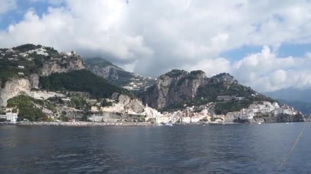 Costa Amalfitana en Italia — Vídeo de stock