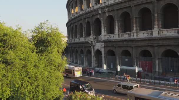 Coliseo en Roma — Vídeo de stock