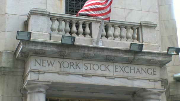 Beurs van New York — Stockvideo