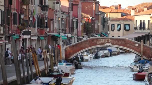 Murano πόλη στην Ιταλία — Αρχείο Βίντεο
