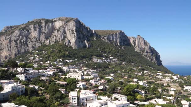 Isola di Capri costa in Italia — Video Stock