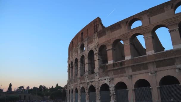 Колизей в Риме — стоковое видео