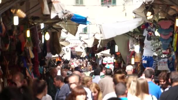 Рынок Флоренции — стоковое видео