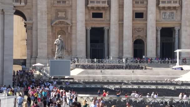 Ватикан в Риме — стоковое видео