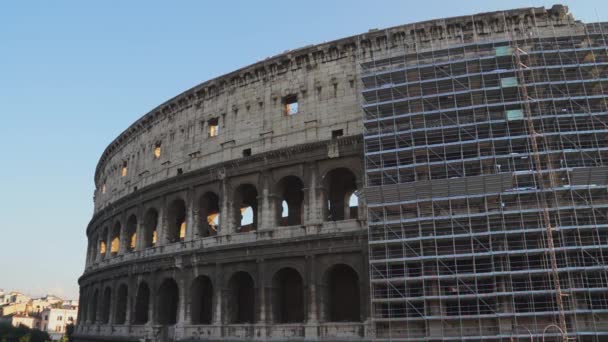 Colosseum in rome — Stockvideo