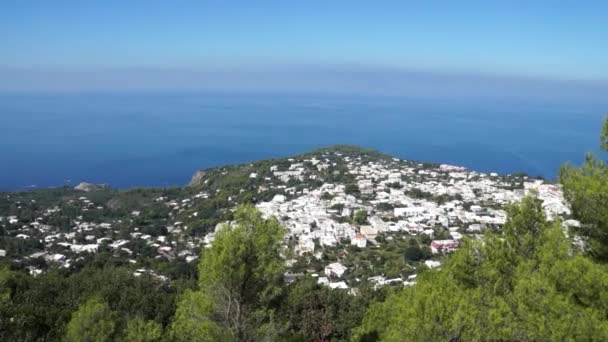 Wyciąg krzesełkowy na wyspie Capri — Wideo stockowe