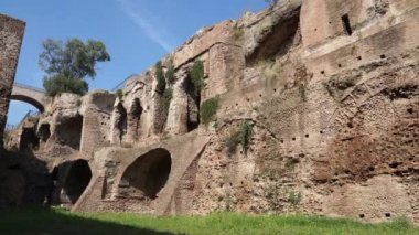 Roma'daki Palatine Tepesi'nde Harabeleri
