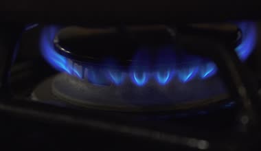 Gaz Soba yanıyor