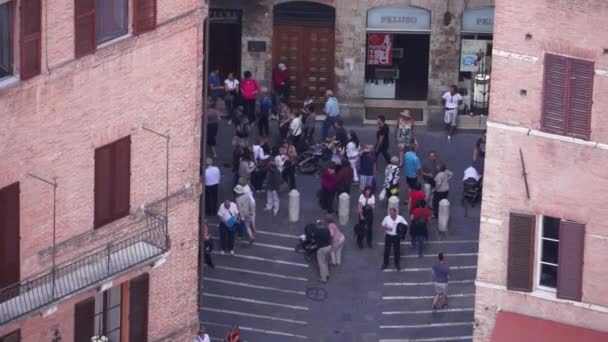 Piazza del Campo in Siena — Stockvideo