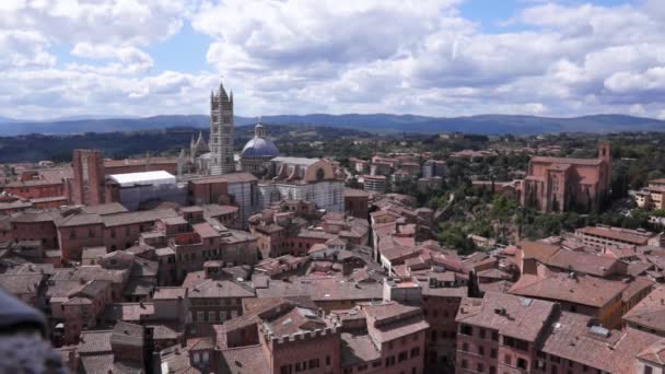 Siena vista da cidade — Vídeo de Stock