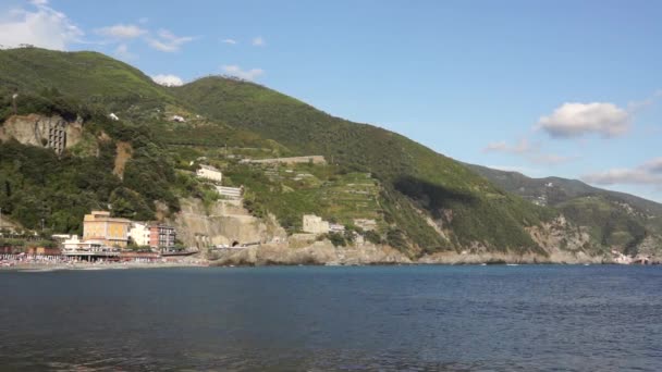 Coastal Scenes of Monterosso — Stock Video