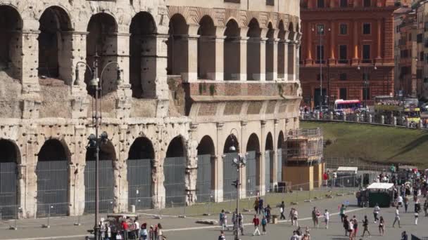 Coliseu em Roma — Vídeo de Stock