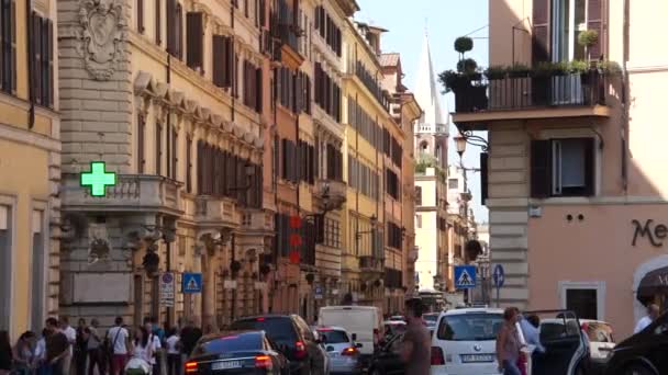 Uitzicht op rome — Stockvideo