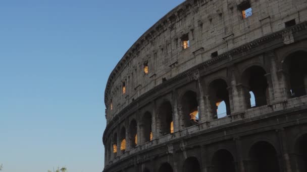 Colosseum in rome — Stockvideo