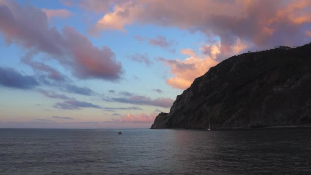 蒙泰罗索的沿海场景 — 图库视频影像