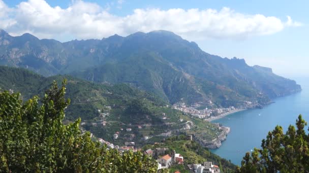 Costa Amalfitana na Itália — Vídeo de Stock