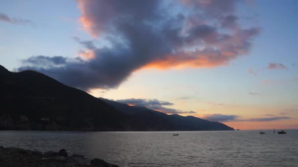 蒙泰罗索的沿海场景 — 图库视频影像