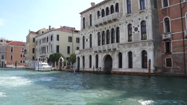 Venedig stadsutsikt i Italien — Stockvideo