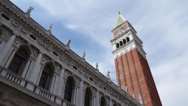 San Marco plein in Venetië — Stockvideo