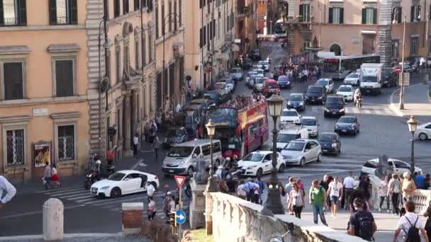 Doprava v Římě — Stock video