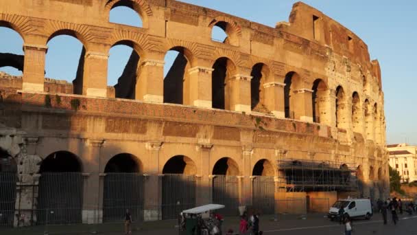 Coliseo en Roma — Vídeo de stock