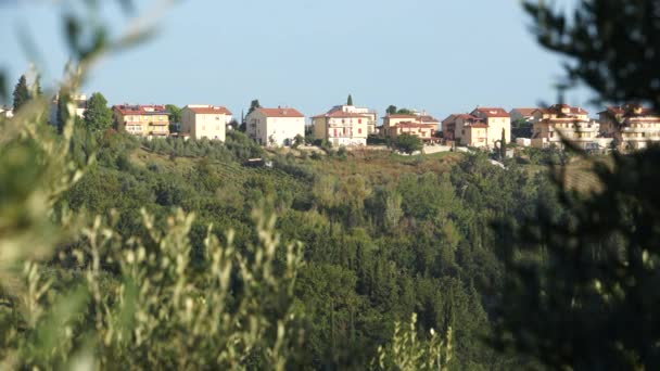 View of Montespertoli landscape — Stock Video