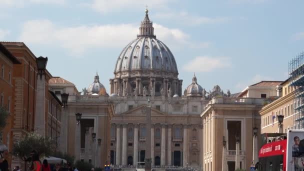 Vatican in rom — Stockvideo