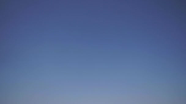 Panoramique d'un parc éolien dans le désert — Video
