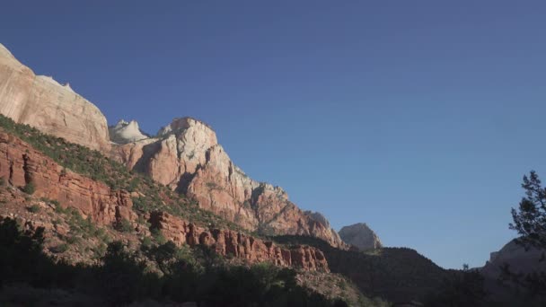 Pan of Zion National Park — Stock Video