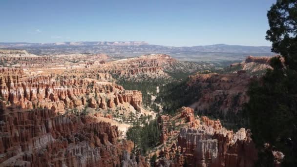 Jeřáb výstřel v národní Park Zion — Stock video