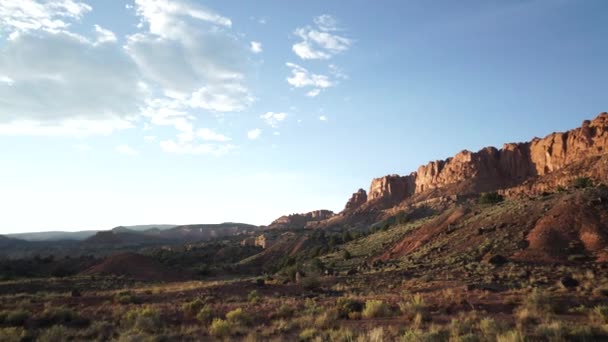 Widok na park narodowy zion — Wideo stockowe
