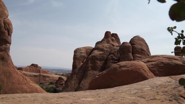 Dolly strzał z Arches National Park — Wideo stockowe