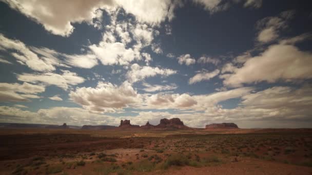 Dramatic Timelapse in Monument National Park — Stock Video