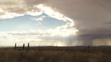 Amerikan Southwest fırtına bulutu Timelapse