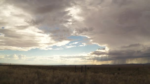 Timelapse de nubes de tormenta en el suroeste americano — Vídeos de Stock