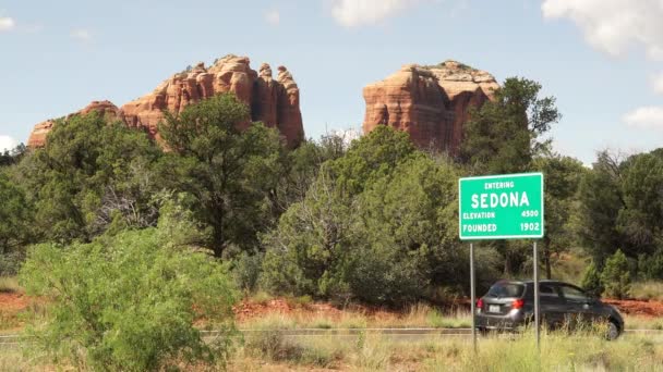 Cathedral Rock in Arizona — Stock Video