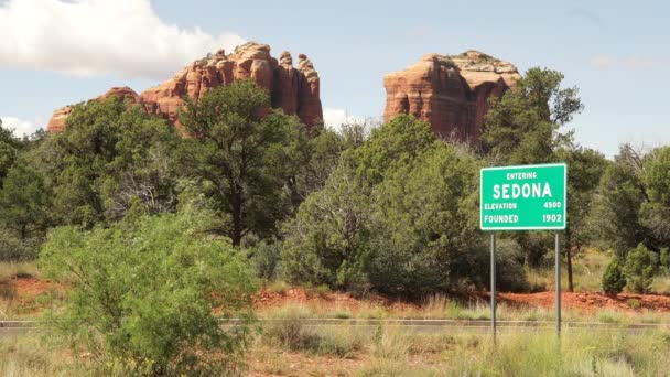 Cathedral Rock no Arizona — Vídeo de Stock