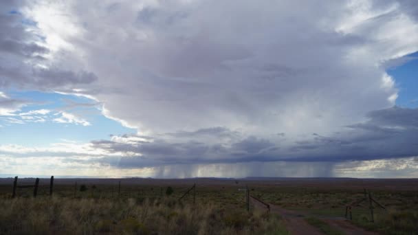 Storm Cloud Time lapse in the American Southwest — Stock Video