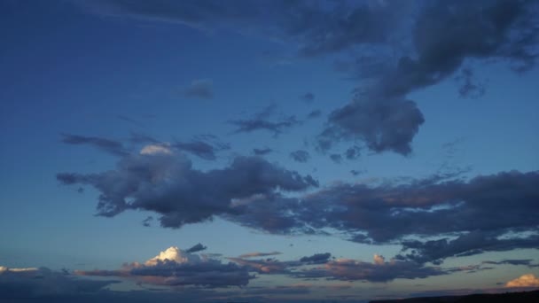 Хмара проміжок часу в американському Південно-заході — стокове відео