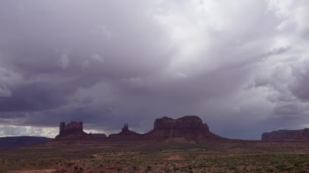 Dramatiska Timelapse i Monument National Park — Stockvideo