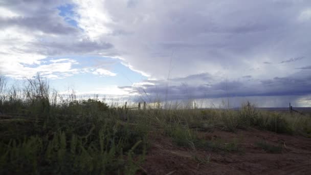 アメリカ南西部の嵐雲の時間経過 — ストック動画