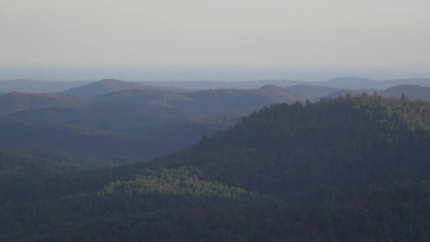 Dramatyczne Pan w Nantahala National Forest — Wideo stockowe