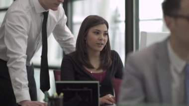 Bir sahne ofis işleri